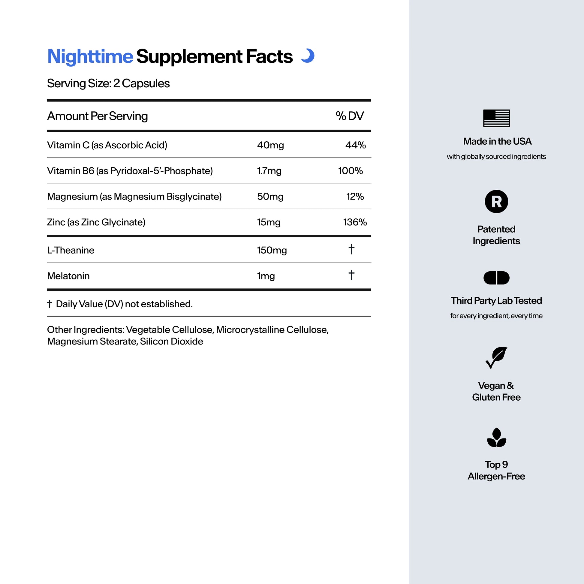 Slide 6 Nighttime Capsule with Melatonin.webp