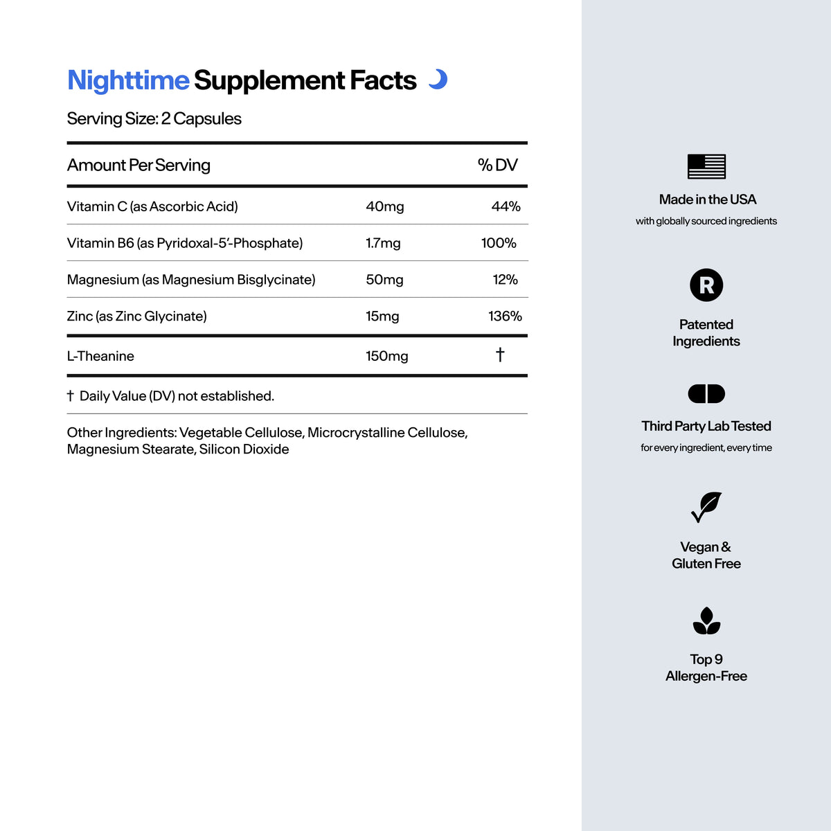 Slide 6 Nighttime Capsule with Melatonin.webp